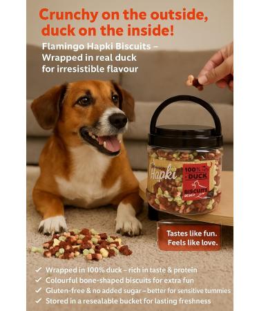 HAPKI SMALL COOKIES WITH DUCK 550GR - Buy Online on GoSupps.com