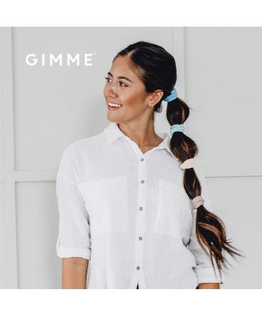 GIMME Bands Thick Fit Hair Ties - No Break Microfiber Elastics for All-Day Hold | Gentle & Snag-Free Beach Hair Accessories - Buy Online on GoSupps.com