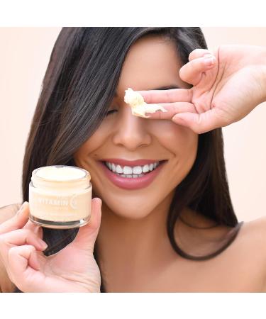 Vitamin C Face Cream - Anti Aging Moisturizer with Ascorbic Acid - 60mL - Even Skin Tone & Boost Collagen - Buy Online on GoSupps.com