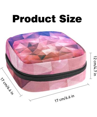 Storage Bags for Women's Bandages - Portable Menstrual Pads Panty Liners & Tampons | Multi-Colored Options in Pink Blue & Purple - Buy Online on GoSupps.com