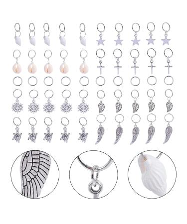 Buy SOLUSTRE 50Pcs Hair Jewelry Rings - Aluminum Beads & Cuffs for Dreadlocks Braids & Hair Accessories - International Shipping Available - Buy Online on GoSupps.com