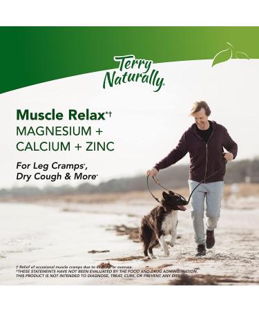 Terry Naturally Muscle Relax 60 Vegan Capsules | Occasional Muscle Cramp Relief, Nervous System Support | Non-GMO, Gluten-Free | 20 Servings - Buy Online on GoSupps.com