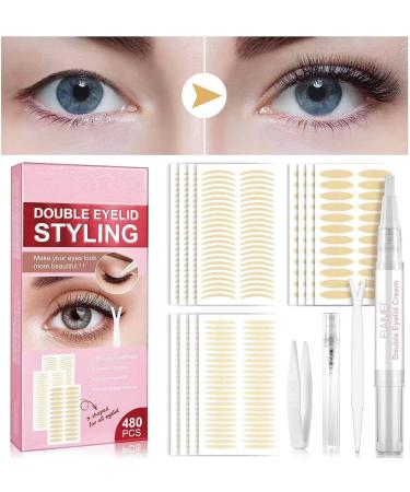 480pcs Eyelid Tape for Hooded Eyes - Double Eyelid Stickers for Uneven Lids - Waterproof Lift Strips by Lids by Design - Buy Online on GoSupps.com
