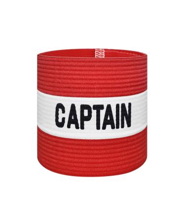 Vertelife captain's band Captain bandage for football and rugby rubber -tastic armband captain Armmbinde capable bracelet for adults - black children 2#