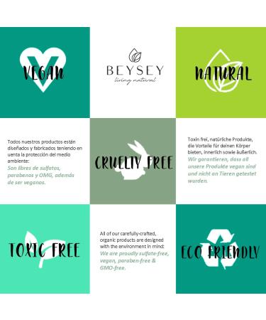 Aloe Vera Gel with Rosehip Oil - Beysey Cool & Calm Moisturizer & After Sun Lotion - 200ml | Bio Formula for Skin Care & Depilation Care - Buy Online on GoSupps.com