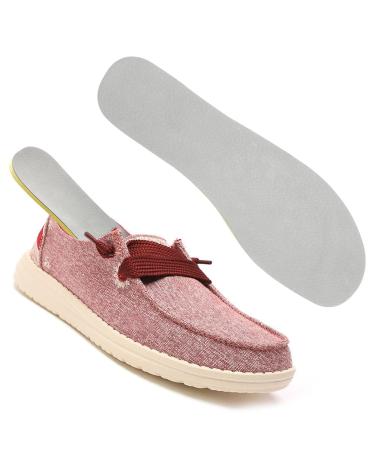 Replacement Shoe Insoles for Hey Dude Women's Wendy Shoes Footwear Inserts for Comfortable Light-Weight and Cushion Shock Absorbing (US Women9-EU40)