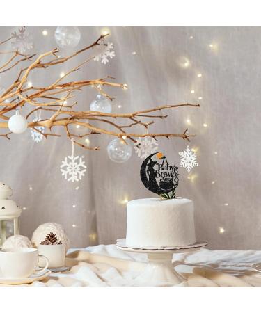 A Baby Is Brewing Cake Topper Black Glitter Gender Reveal Cake Topper Witches Halloween Cake Decor Halloween Baby Shower/Welcome Baby Party Decorations - Buy Online on GoSupps.com
