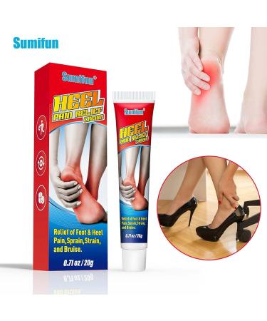 Romoty Heel Pain Relief Cream - 0.7 Fl oz/20g | Joint Toe Heel Spur & Arch Pain Relief - Buy Online on GoSupps.com