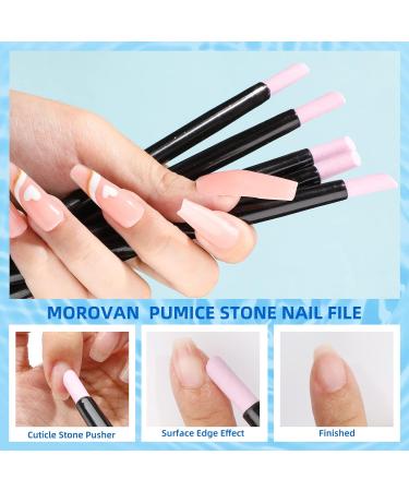 Morovan Poly Gel Slip Solution - 4OZ | Dual-Ended Nail Brush & Tools | Cuticle Revitalizer Oil | Anti-Stick Poly Extension Gel Slip Solution for DIY Nail Extensions at Home - 1 Fl Oz - Buy Online on GoSupps.com