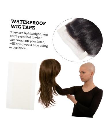 Angoily 40 Sheets Double-sided Tape Doible Sided Tape Hair Tape Replacements Tape in Extensions Lace Front Hair System Tape Wig Tape Hair Extension Tape Adhesive Water Proof White Supplies - Buy Online on GoSupps.com