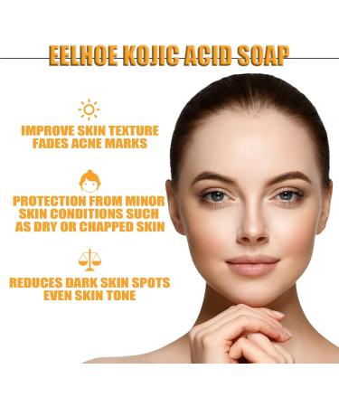 Turmeric Face Soap Turmeric Face Bar Dark Spots Remover Soap Skin Lightening Soap Soap Bars with Turmeric for Skin Lightening Cleansing Soap for Dark Revitalize and Moisturizing 100g - Buy Online on GoSupps.com