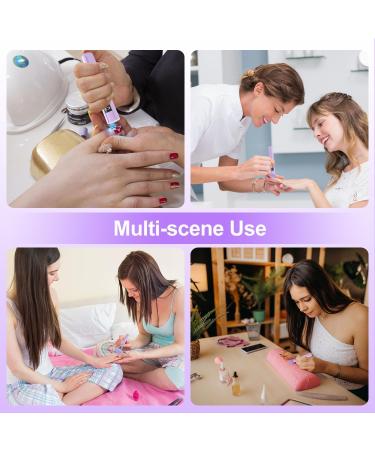 Asimebesty Mini UV Nail Lamp 3W with 2 Timers - Portable Handheld UV Nail Lamp for Gel Nails - LED Screen - Home DIY Nail Art Tool - Buy Online on GoSupps.com