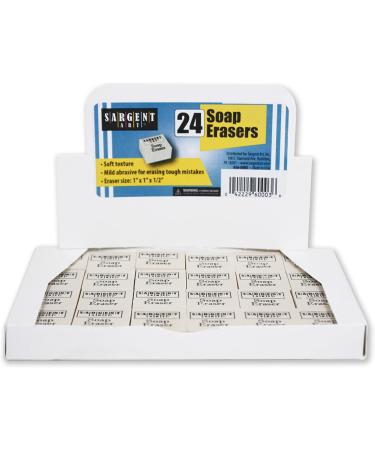 Sargent Art 24 Count Mini Soap Eraser - Versatile Artist Tool - Buy Online on GoSupps.com