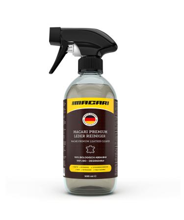 Macari Leather Cleaner 500 ml for Car Furniture Jacket Clothing Handbags Shoes Saddle 500ml Leather Cleaner