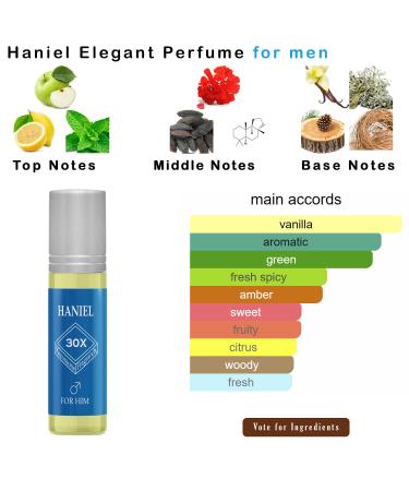 Haniel Men's Cologne Pheromone Cologne for Men: Elevate Confidence Long-lasting Freshness for the Modern Man Energize Your Day Long-Lasting Freshness Roll On Perfume Portable Elegance Aromatic Fougere 415R - Buy Online on GoSupps.com