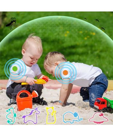 Natural Mosquito Patch & Bracelet Set | 120 Pcs Repellent Stickers + 10 Pack Bracelets for Kids & Adults | Outdoor Camping & Travel - Buy Online on GoSupps.com