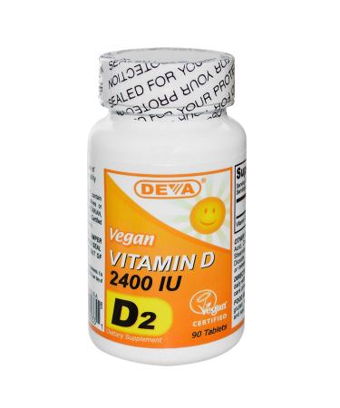 Deva Vegan Vitamins Vitamin D 2400Iu Vegan 90 Tab3