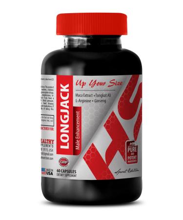 estosterone Booster and Fat Burner for Men - All Natural LONGJACK 745MG - Longjack Extract - 1 Bottle (60 Capsules)