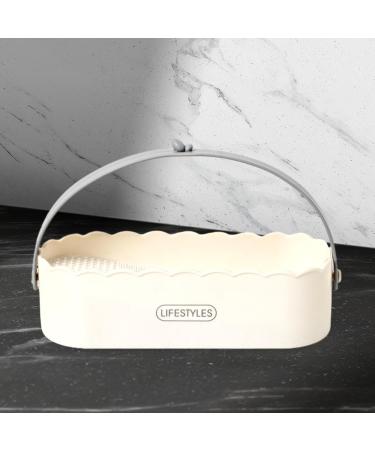 AWHAO Makeup Brush Cleaning Bowl Storage Rack Drying Rack Brush Cleaning Tool for Women's Salon white - Buy Online on GoSupps.com