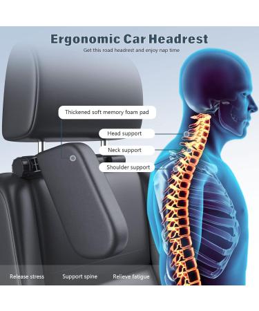 LATIT Car Seat Headrest Pillow - Premium Adjustable Neck Support for Kids and Adults - Buy Online on GoSupps.com