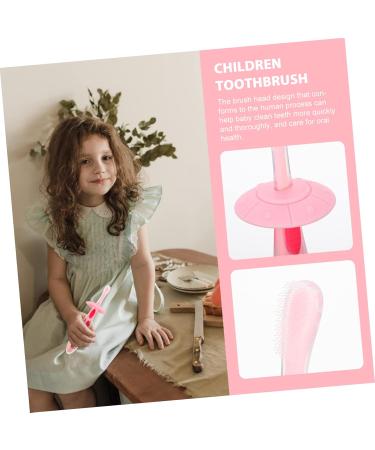 Buy Healvian 5-Stick Portable Toothbrush - Silicone Toddler & Travel Accessories in Food-Grade Pink | International Shipping Available - Buy Online on GoSupps.com