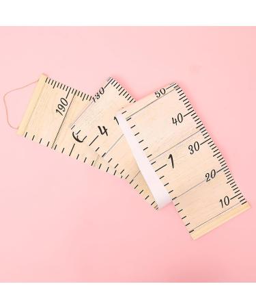MHJY Kids Height Chart - Wooden Ruler Growth Measurement Wall Decor for Boys and Girls - 7.9'' x 79'' Canvas Height Measure Chart - Nursery Bedroom Decor - Buy Online on GoSupps.com