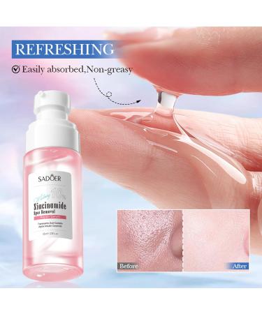 Nicotinamide Facial Essence Female Facial Brightening Essence Moisturizing and Desalting Dull Essence Pore Constrictor Black spot remover 35ml Facial anti-Wrinkle Essence - Buy Online on GoSupps.com