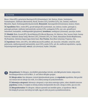 Buy Amazon Pea Stew with Smoked Bacon - 800g | Delicious International Shipping - Buy Online on GoSupps.com