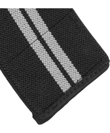 Buy Elastic Sports Knee Brace for Gym & Weightlifting - Black & Gray - Optimal Support for Cross Training - Buy Online on GoSupps.com