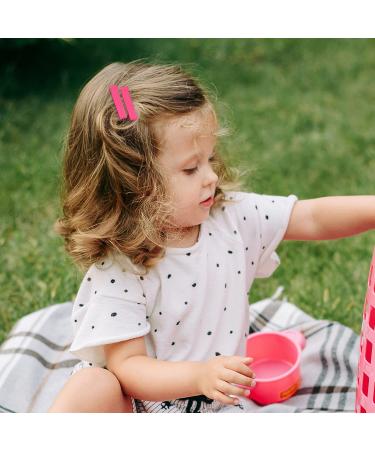 Cinaci 60 Pairs DIY Metal Duck Beak Hair Clips - Monochrome Fabric Covered Accessories for Babies Girls Toddlers & Teens - 5cm Fully Lined - Buy Online on GoSupps.com