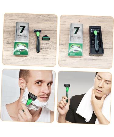 Beavorty Men's Hair Razor Set | Premium Stainless Steel Shaving Apparatus for Perfect Precision - Durable Metal Body & Rubber Grip - Buy Online on GoSupps.com