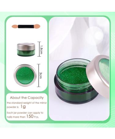 Shop Laza Chrome Nail Powder - Mirror Effect Metallic Glitter for DIY Gel Nail Art & Crafts | Holographic Pigment & Decoration - Buy Online on GoSupps.com