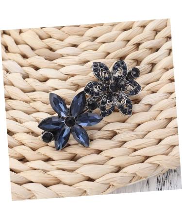 minkissy Rhinestone Headpiece Rhinestone Barrettes Rhinestone Hair Clip Crystal Headpiece Hair Barrette Crystal Hair Clips Elegant Hair Clips Aquamarine Grace - Buy Online on GoSupps.com