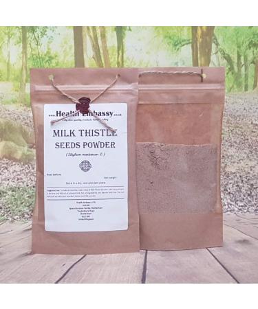 Health Embassy LTD Health Embassy Mariadistel Zaden Poeder Silybum Marianum L Milk Thistle Seeds Powder 200g - Buy Online on GoSupps.com