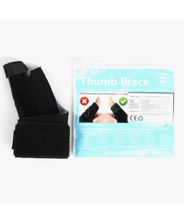 Thx4Copper Thumb Bandage & Wrist Support - Breathable Orthosis for Arthritis Relief & Carpal Tunnel - Right & Left Hand S/M Size - Buy Online on GoSupps.com