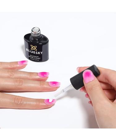 Bluesky Gel Nail Polish Blossom Base Coat Clear 10ml Floral Nail Art Gel (Requires Curing Under UV LED Lamp) Base Coat Clear - Buy Online on GoSupps.com