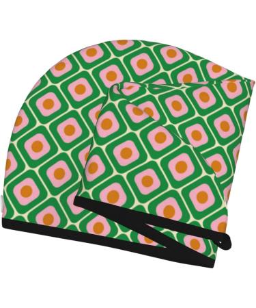 60s & 70s Style Women's Coral Velvet Hair Cap - Quick Dry Turban for Long Thick Hair | Anti-Frizz Shower Wrap & Strong Water Absorption - Buy Online on GoSupps.com
