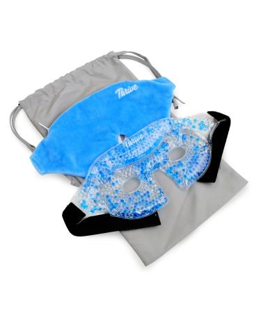 Thrive Hot & Cold Eye Mask - FSA HSA Approved Reusable Gel Bead Eye Ice Pack and Heat Therapy