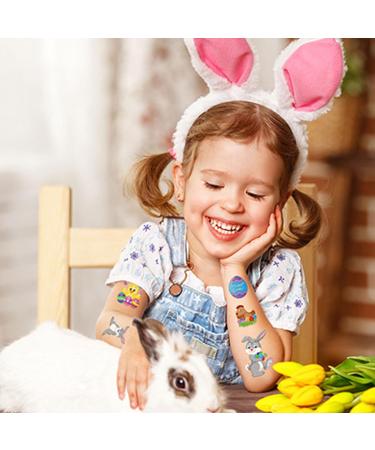 10Sheets Cartoon Temporary Stickers A/B Styles For Creative Body Art Easter Stickers For Boy Girl Easter Party Fa Easter Stickers Set A Series - Buy Online on GoSupps.com
