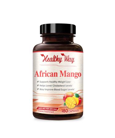 Healthy Way African Mango 1600 mg 180 Capsules