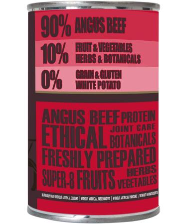 AATU Dog 90/10 Wet Dog Food - Angus Beef 6x400g - Grain-Free & High Protein - Buy Online on GoSupps.com
