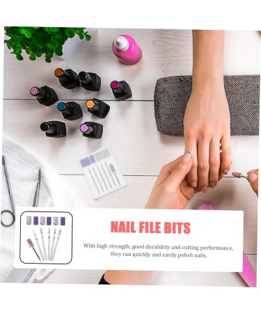 Housoutil 1 Set Nail Polisher Nail Grooming Kit Nails Gel Diamond Grinding Head Electric Nail File Power Tools Cleaning Gel Hat with Ponytail Wig Para U as Pedicure Corundum Manicure Tools - Buy Online on GoSupps.com