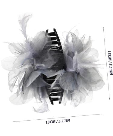 Pearls Organza Flowers Hair Clip Hair Accessories Hair Pin Hair Clips Tiara Beads Hair Clips Hair Clips For Women Metal Bridal Feather Clip On Back Of - Buy Online on GoSupps.com