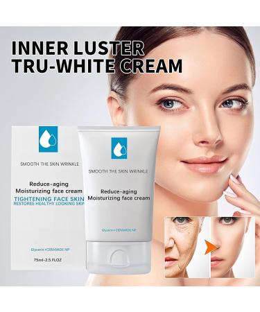 Ceramide Moisturiser Anti Aging Face Cream Moisturising Cream for Very Dry Skin Moisturising Cream with hyaluronic acid Hydrating Wrinkle Cream Strengthens Skin Barrier Smooth Fine Lines - Buy Online on GoSupps.com
