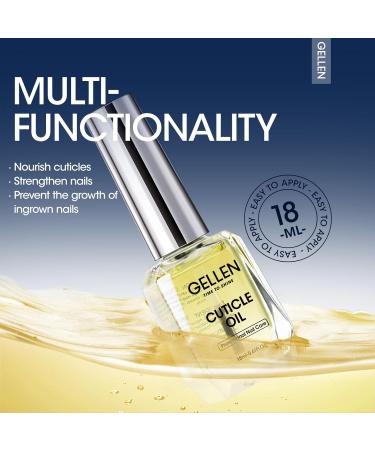 Gellen Nail and Cuticle Oil Softener Kit - Cuticle Oil & Cuticle Softener for Nails Nail Cuticle Oil Kit Nail Essentials Manicure Kit 18ml for Gel Nail Polish - Buy Online on GoSupps.com