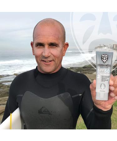 Headhunter Reef Safe Sunscreen Travel Kit - Broad Spectrum Protection for Face, Lips, and Body - SPF 50 Cream, SPF 45 Face Stick, SPF 30 Lip Balm - Natural Mineral Sunblock for Surfing and Watersports - Premium Clear White - Buy Online on GoSupps.com