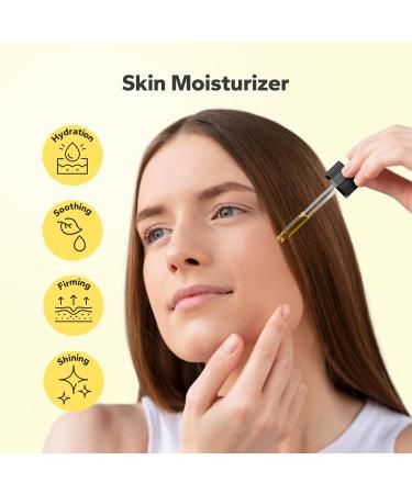 Organic Jojoba Oil | Natural Hair Growth & Moisturizing Oil | Cold Pressed Carrier Oil for Skin Hair & Nails - Buy Online on GoSupps.com