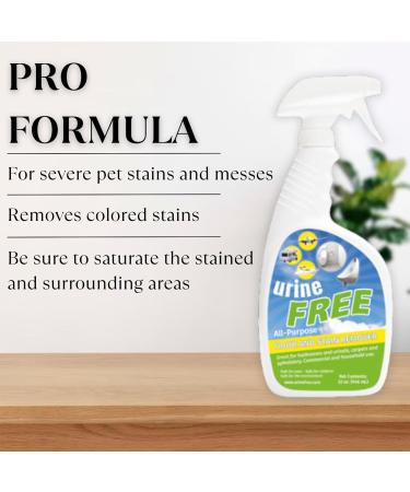 UrineFree - PetFresh - Odor & Stain Remover from any surface Suitable for Carpets Upholstery and Hardwood Floors - for Children Dogs and Cats - Household Uses (32 oz / 946 ml) 6 ml (Pack of 1) - Buy Online on GoSupps.com