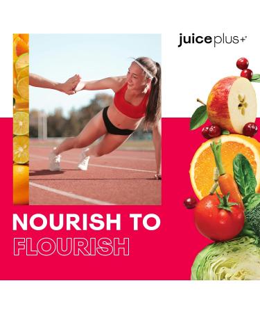 JuicePlus+ Fruit and Vegetable Blend: for Solid Nutritional Foundation - Boost Family's Health with 20 Fruits & Veggies Plus Plant Nutrients - Prepacked 2 Bottles (60 Servings of Fruit, 60 of Veg) Fruit & Vegetable Blend - Buy Online on GoSupps.com