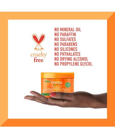 Cantu Shea Butter Leave-In Conditioning Cream 12 oz (Pack of 2) - For Natural Hair | Packaging May Vary - Buy Online on GoSupps.com